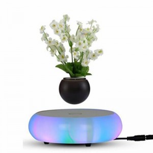 led-kevyt keraaminen magneettinen kelluva levitaava ir bonsai-ruukku PA-0719